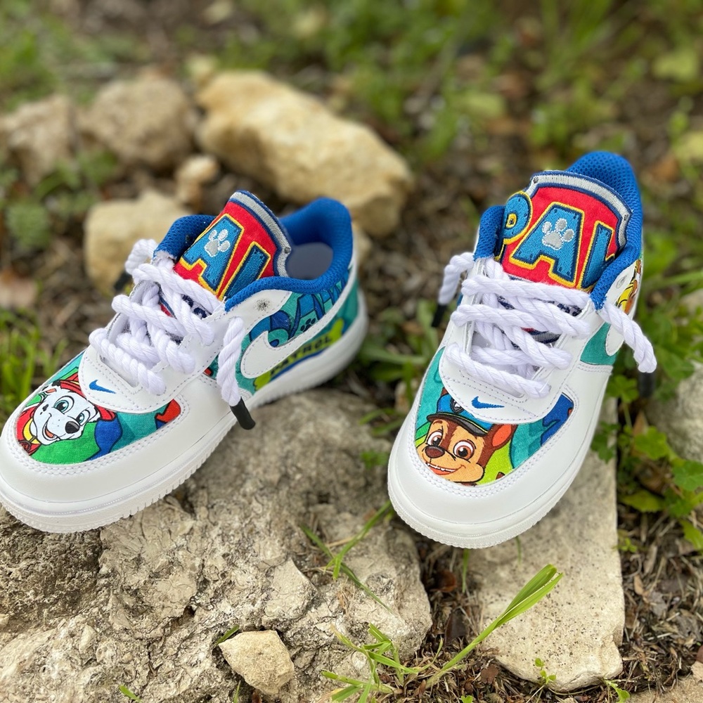 Paw patrol kids Air Force 1 shoes - Picture 6 of 8